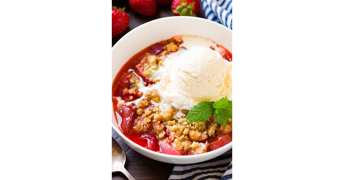 Strawberry Rhubarb Crisp Ina Garten Dessert Recipes POPSUGAR Food