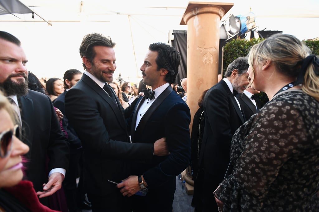 Pictured: Bradley Cooper and Milo Ventimiglia