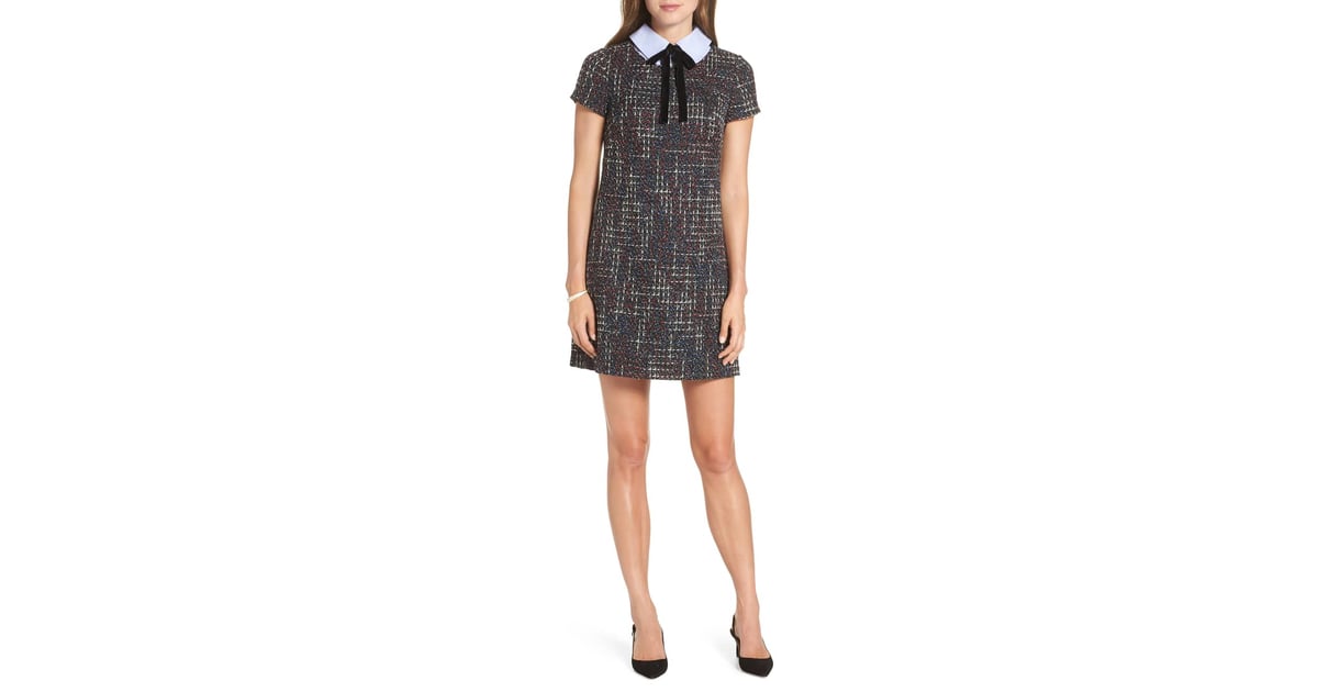 1901 tweed shift dress