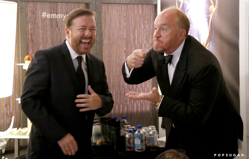 Ricky Gervais and Louis C.K. joked around. Obviously.