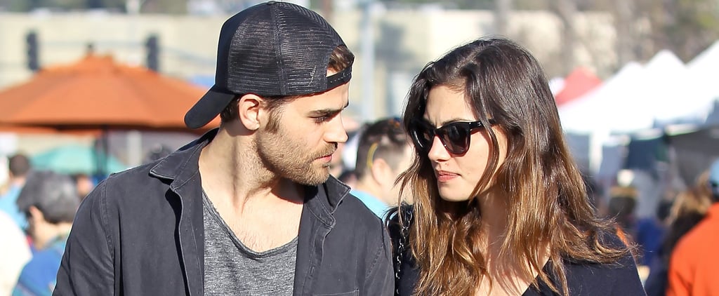 Paul Wesley and Phoebe Tonkin Holding Hands in LA March 2017
