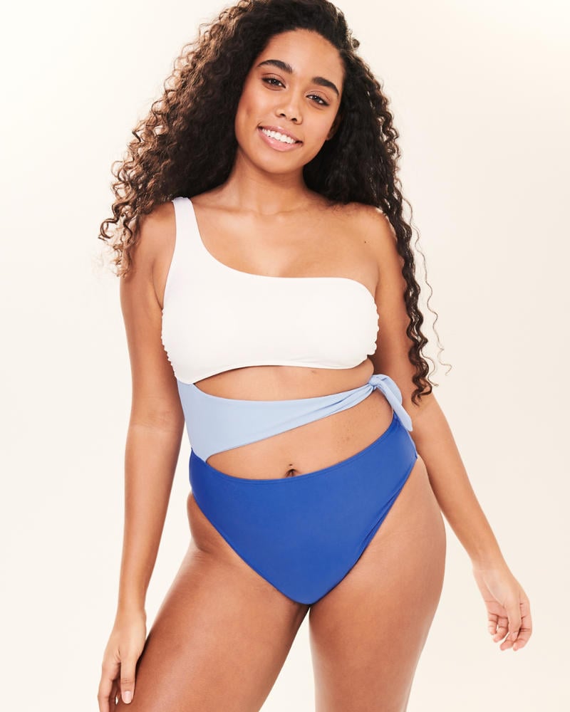 One-Shoulder One-Piece Swimsuit 