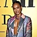 Karrueche Tran Goes Shirtless Under Blazer at Vanities Party