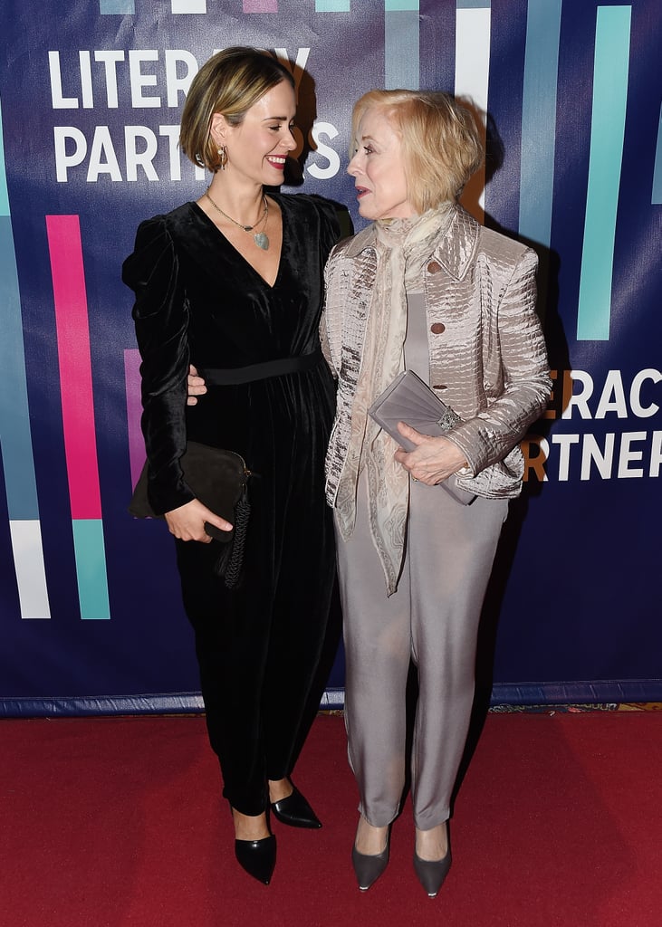 Sarah Paulson and Holland Taylor at Literacy Partners Gala