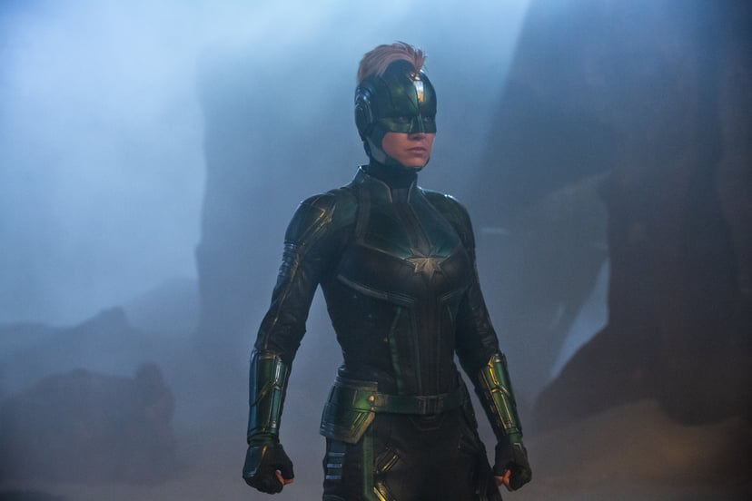 Marvel Studios' CAPTAIN MARVEL..Captain Marvel (Brie Larson)..Photo: Chuck Zlotnick..©Marvel Studios 2019
