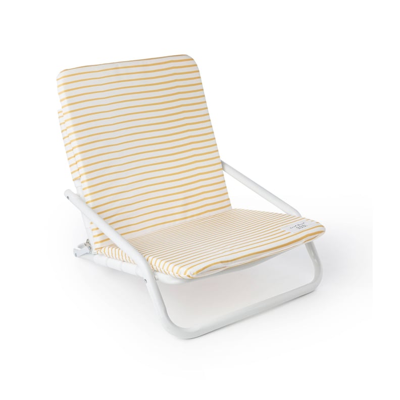 A Striped Beach Chair: Local Beach Brush Stripe Beach Chair