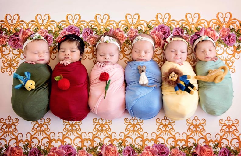 The Disney Princesses as Newborns