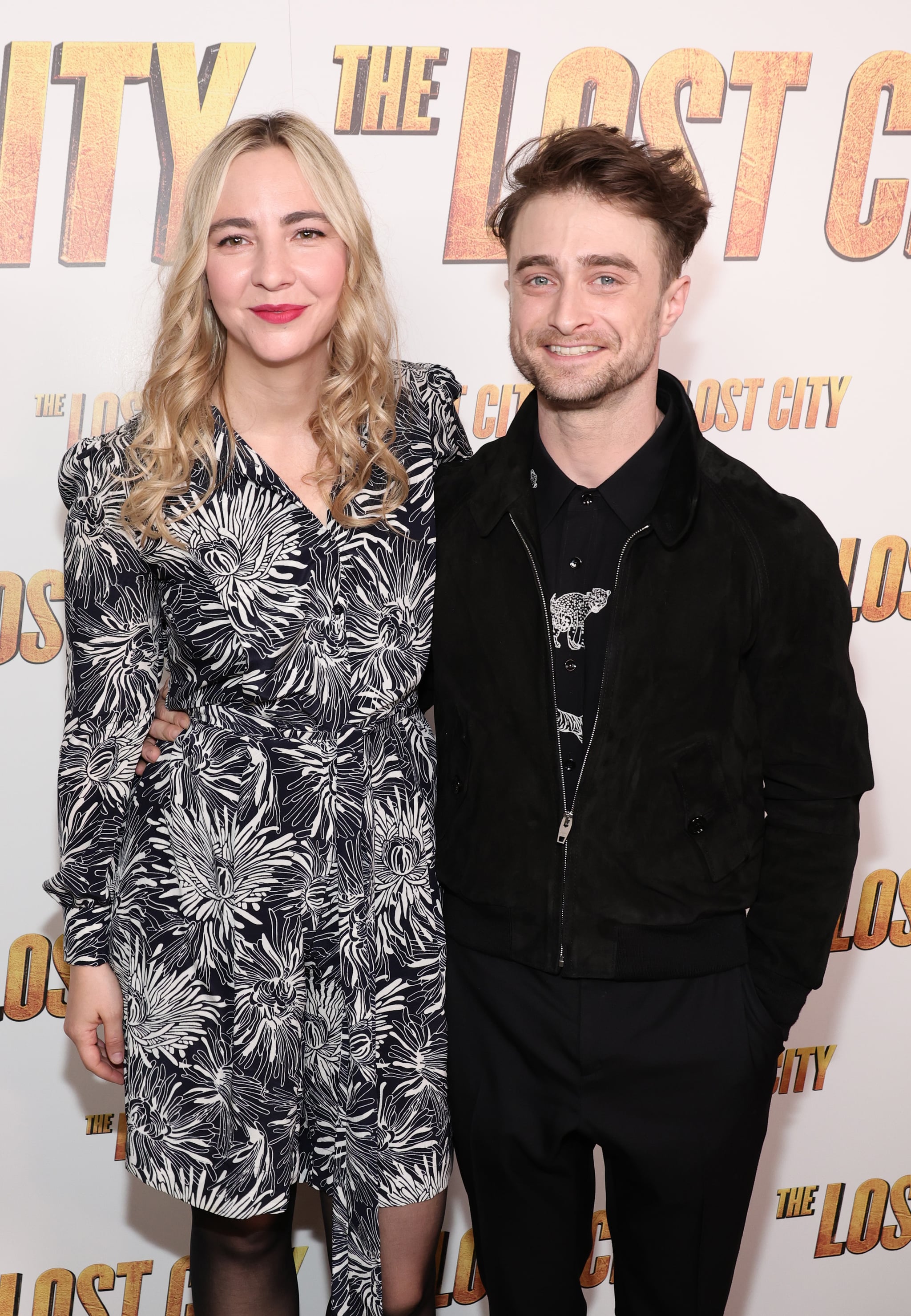 NEW YORK, NEW YORK - MARCH 14: Erin Darke and Daniel Radcliffe attend a screening of 