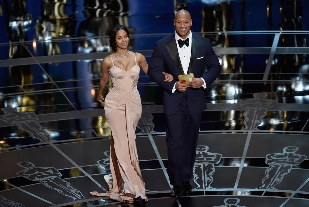 Zoe Saldana at the Oscars 2015 Pictures