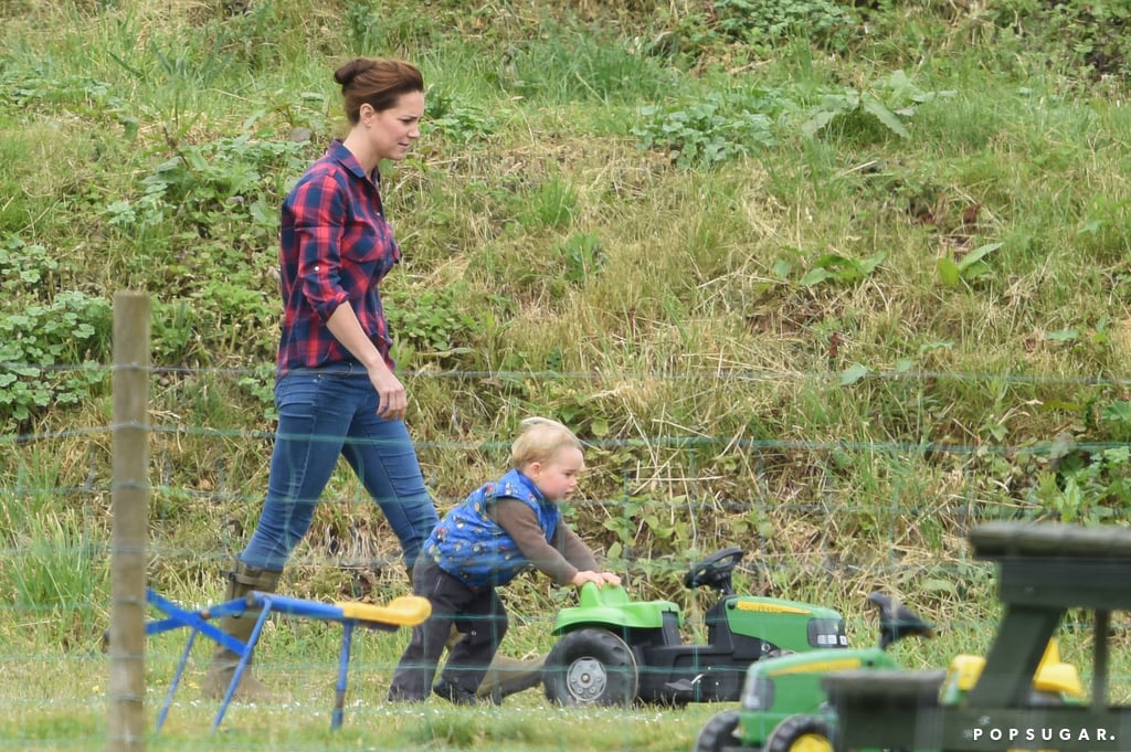 Kate Middleton and Prince George at the Park 2015 Pictures