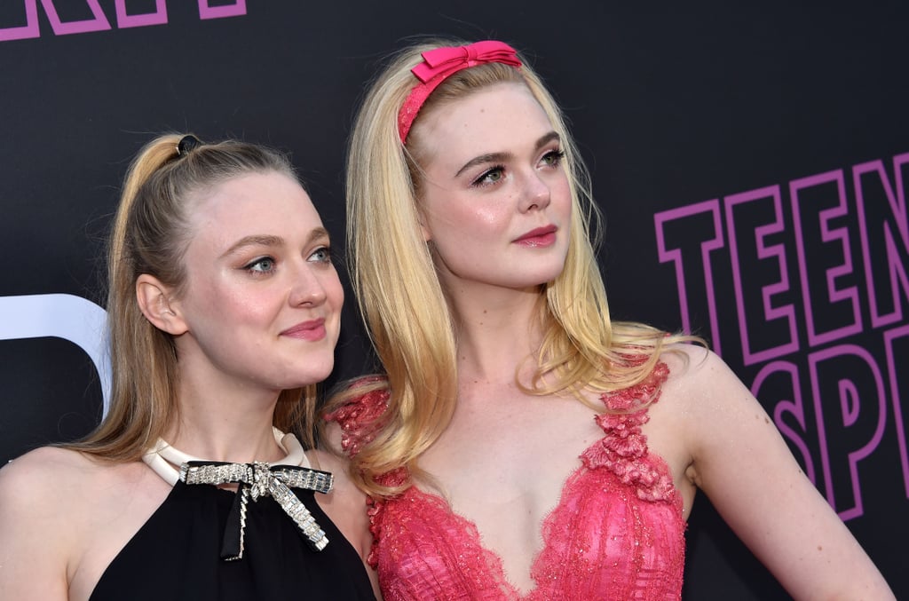 Dakota and Elle Fanning at Teen Spirit Premiere April 2019