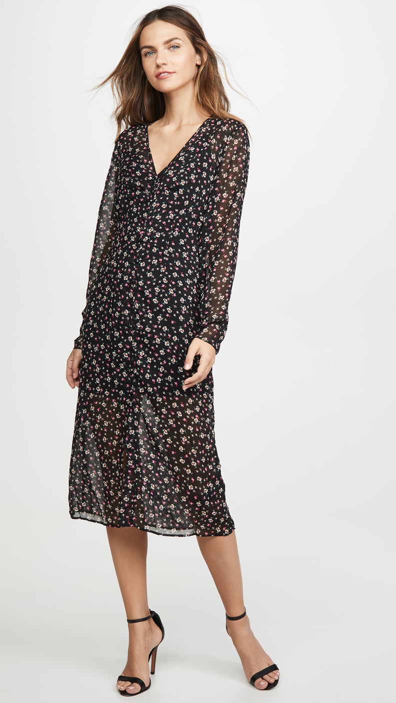 The Fifth Label Current Long Sleeve Midi Dress