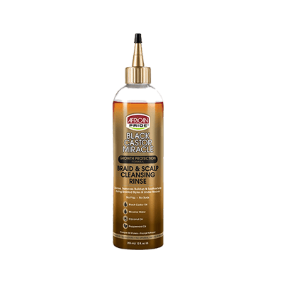 African Pride Black Castor Miracle Braid & Scalp Rinse