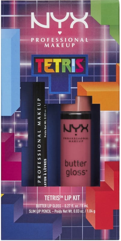 Tetris Lip Gloss & Lip Liner Lip Kit in Praline & Coffee