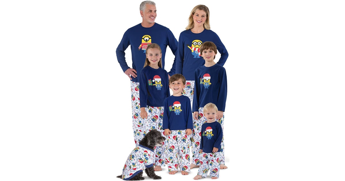 PajamaGram Minion Pajamas Best Matching Family Christmas Pajamas on Amazon POPSUGAR Family