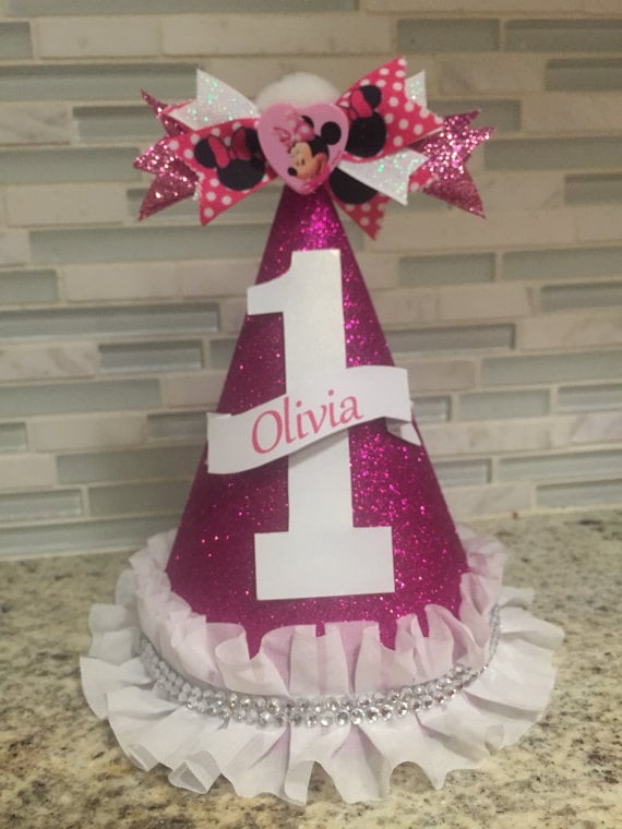 Minnie Mouse Birthday Hat