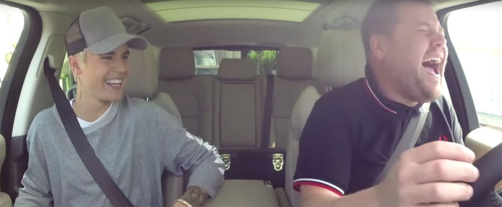 Justin Bieber Second Carpool Karaoke With James Corden 2015