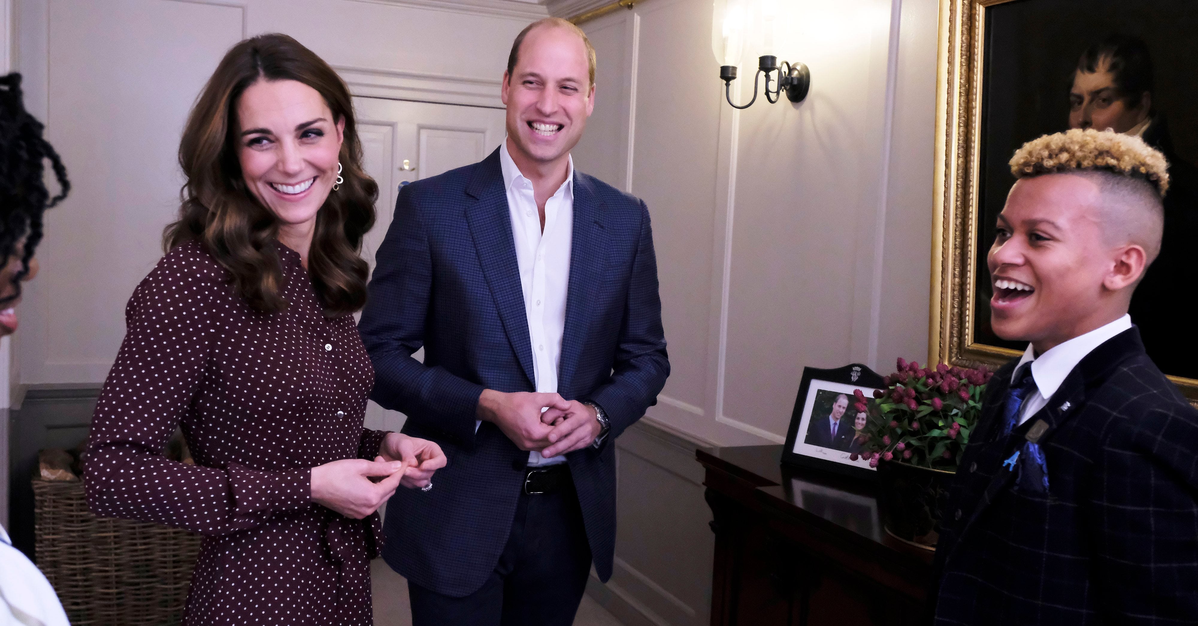 kate middleton burgundy polka dot dress Kate Middleton Inspired Polka Dot Long Sleeve Dress  Mislish