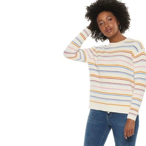 POPSUGAR Long Sleeve Boxy Sweater