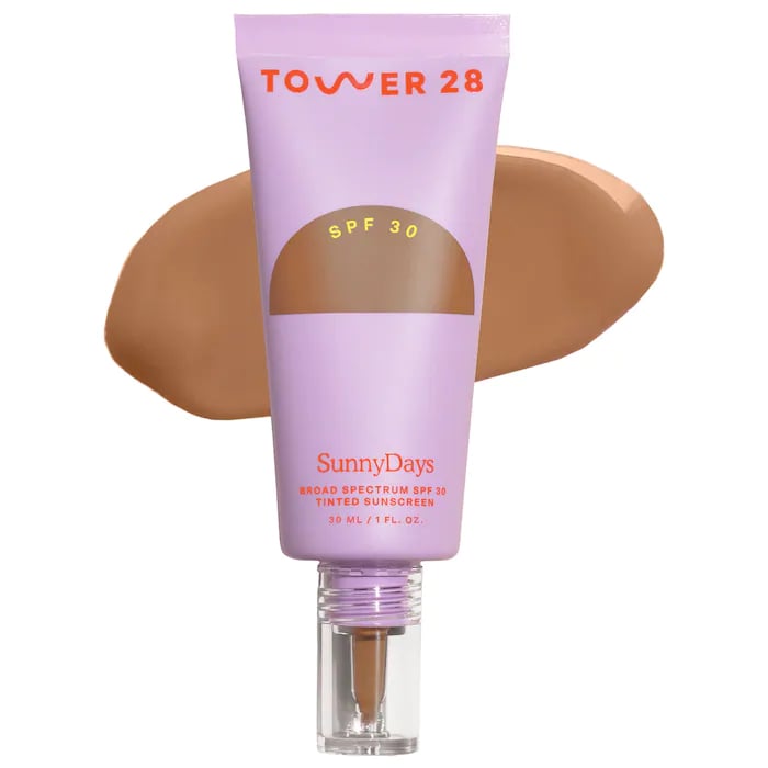Best Tinted Moisturizer With Medium Coverage: Tower 28 Beauty SunnyDays SPF 30 Tinted Foundation