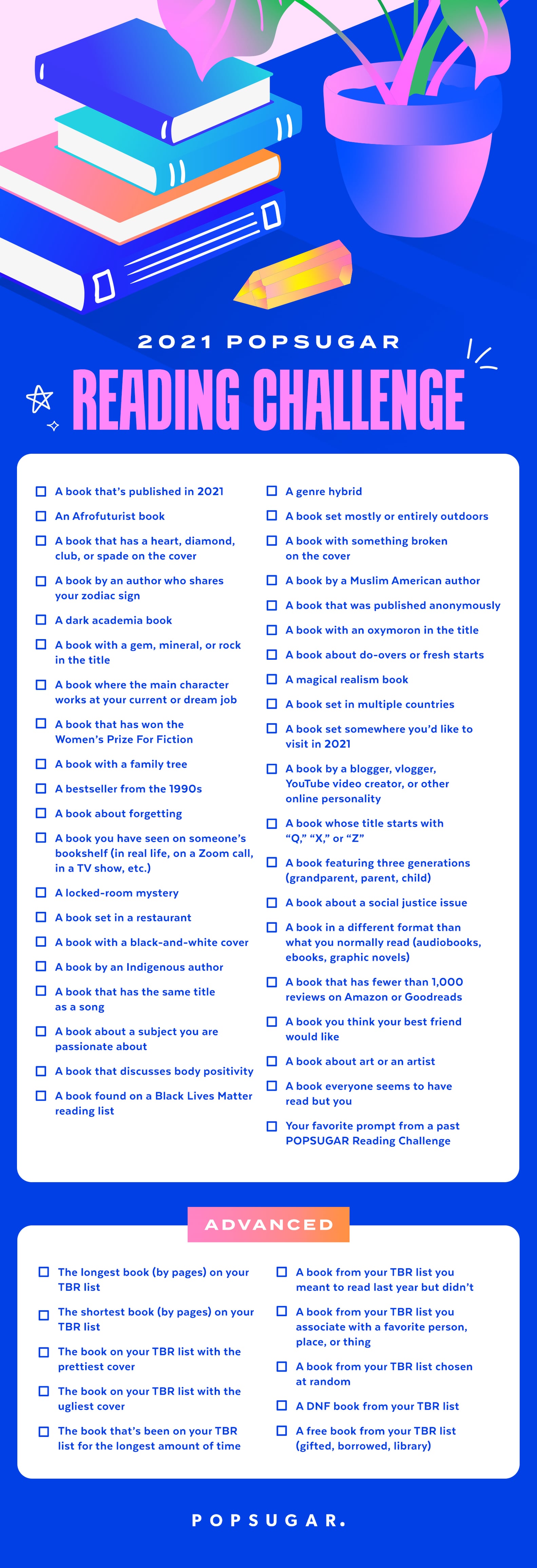 Take the 2021 POPSUGAR Reading Challenge | PS Entertainment