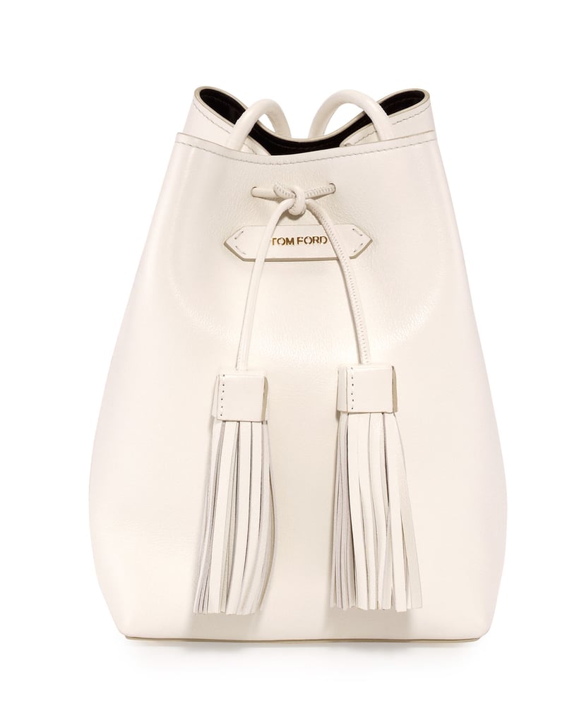 Tom Ford Leather Small Tassel Bucket Bag ($1,990)