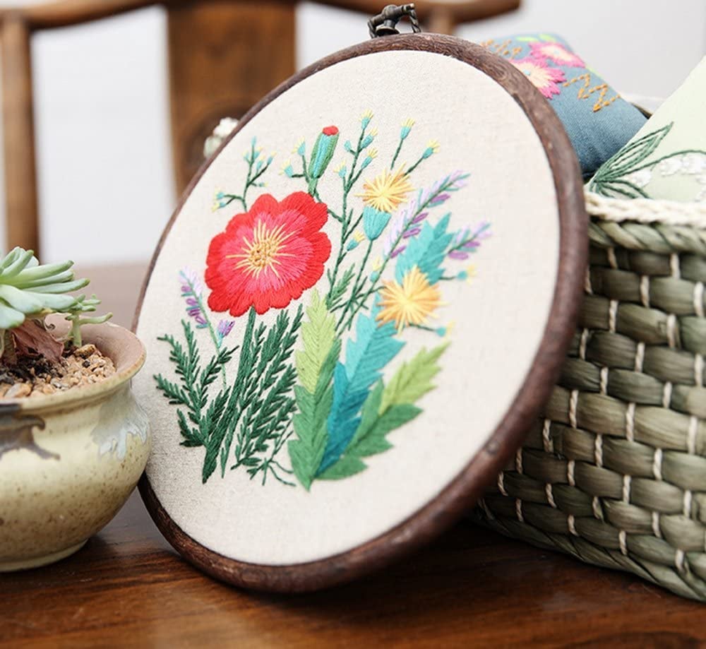 Floral Embroidery Kit - From Britain with Love