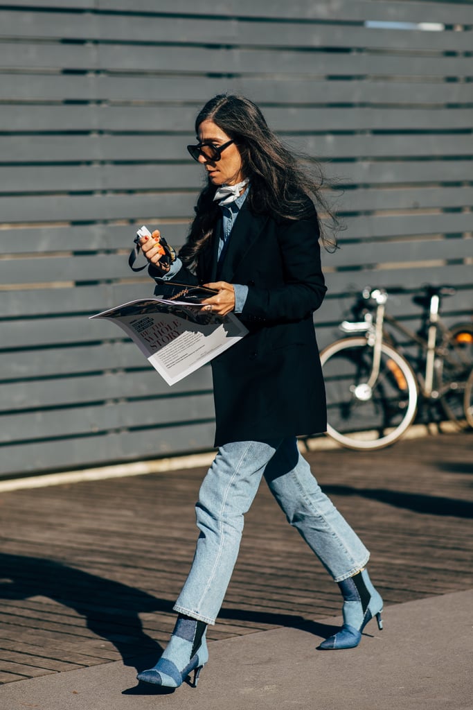 Elongate Your Legs by Matching the Fabric of Your Ankle Boot to Your Jeans