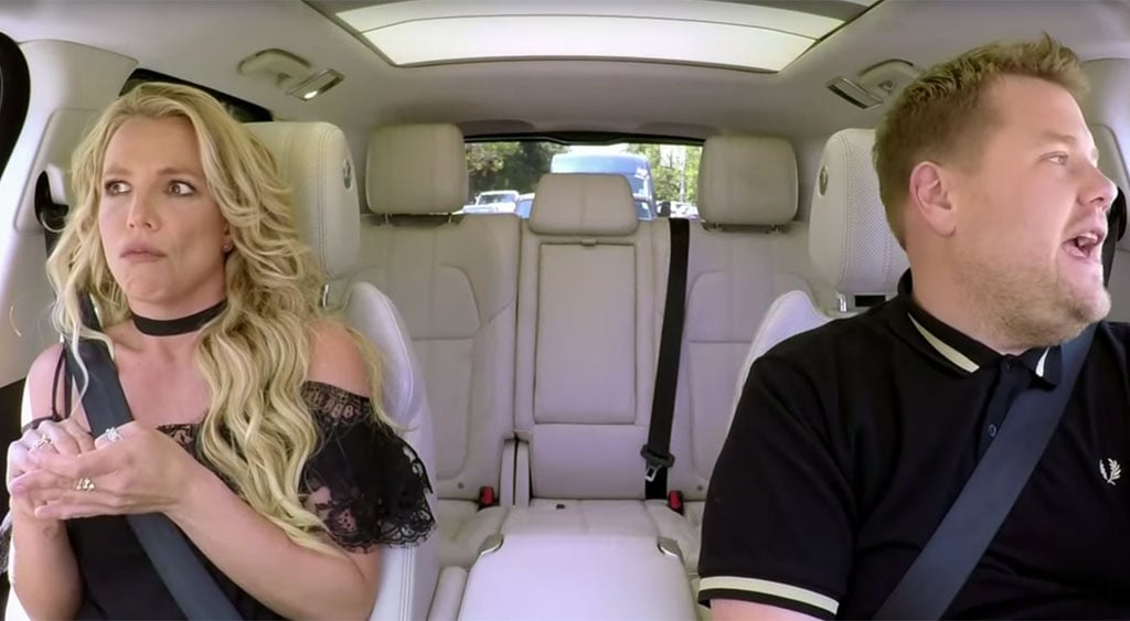 Britney Spears Carpool Karaoke GIFs POPSUGAR Celebrity