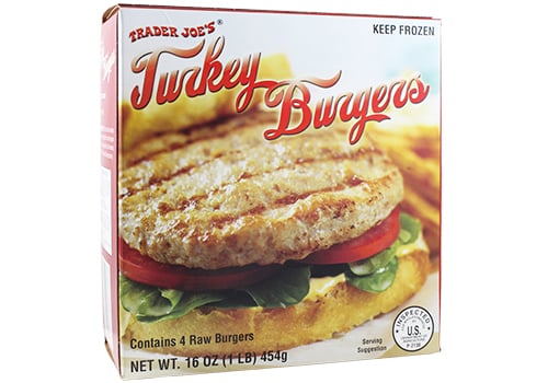 Frozen Individual Turkey Burgers