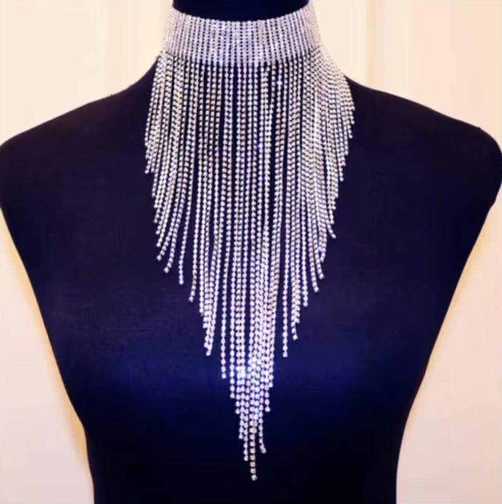 Rhinestone Diamante Necklace Choker