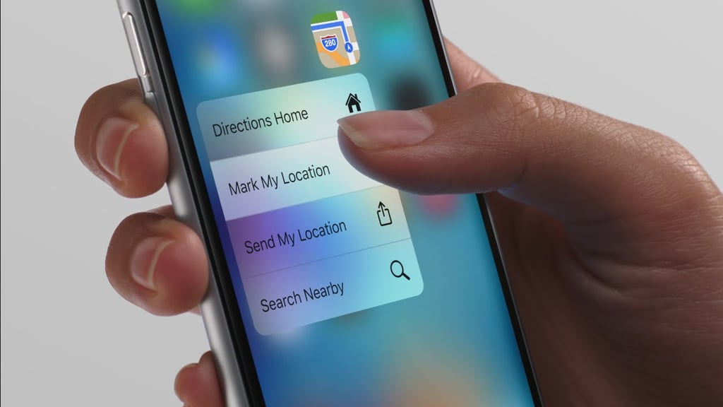 Watch a full explanation from Apple on how 3D Touch works.