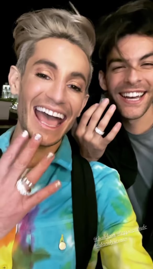 See Frankie Grande and Hale Leon's Matching Engagement Rings