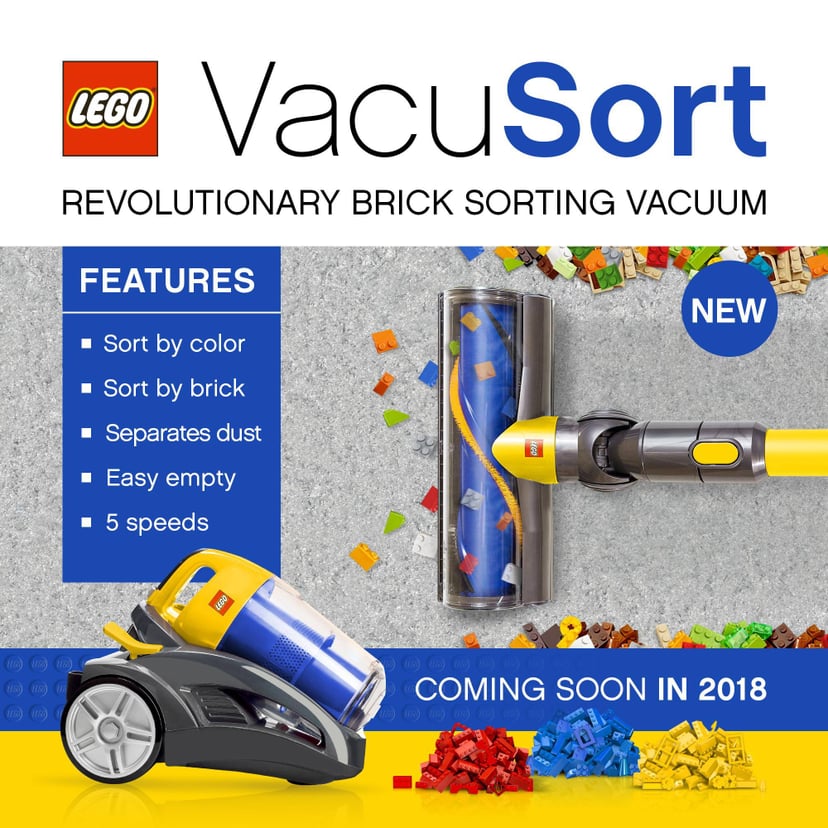 Lego Brick Sorting Vacuum POPSUGAR Family