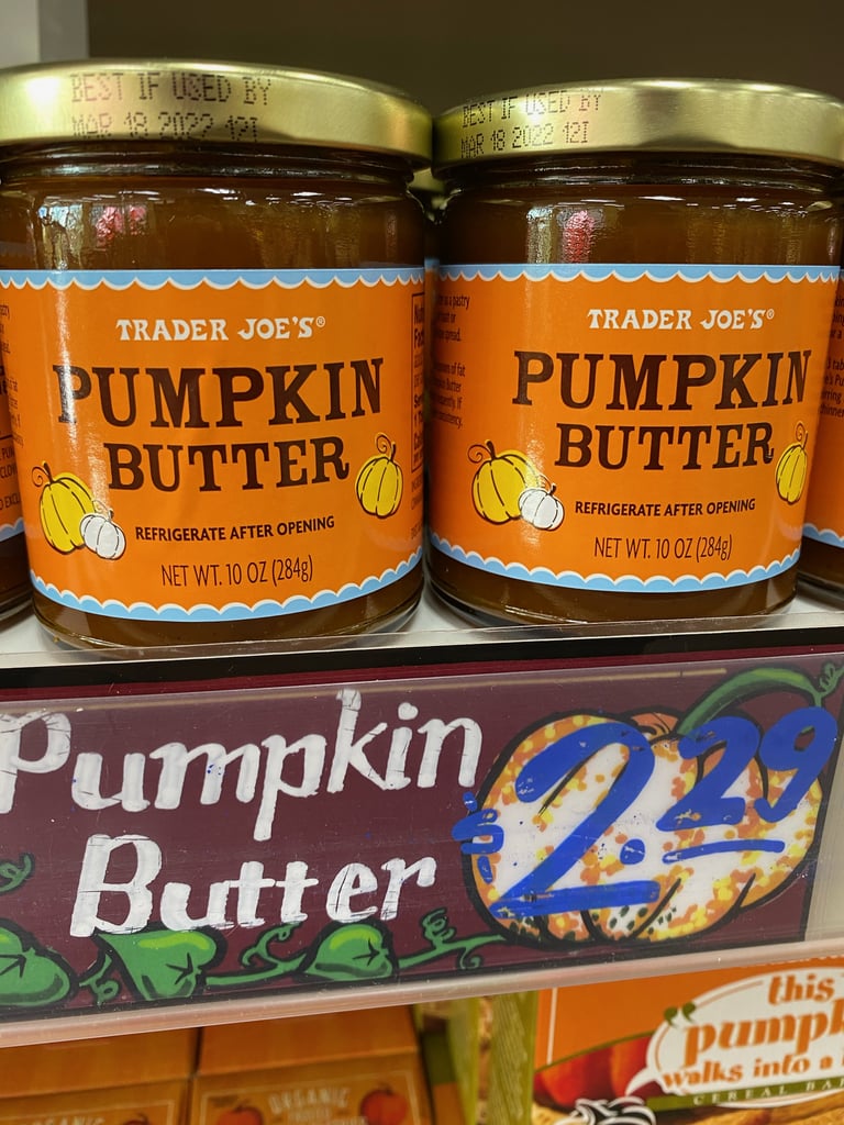 Trader Joe's Pumpkin Butter Trader Joe's Vegan Thanksgiving Products