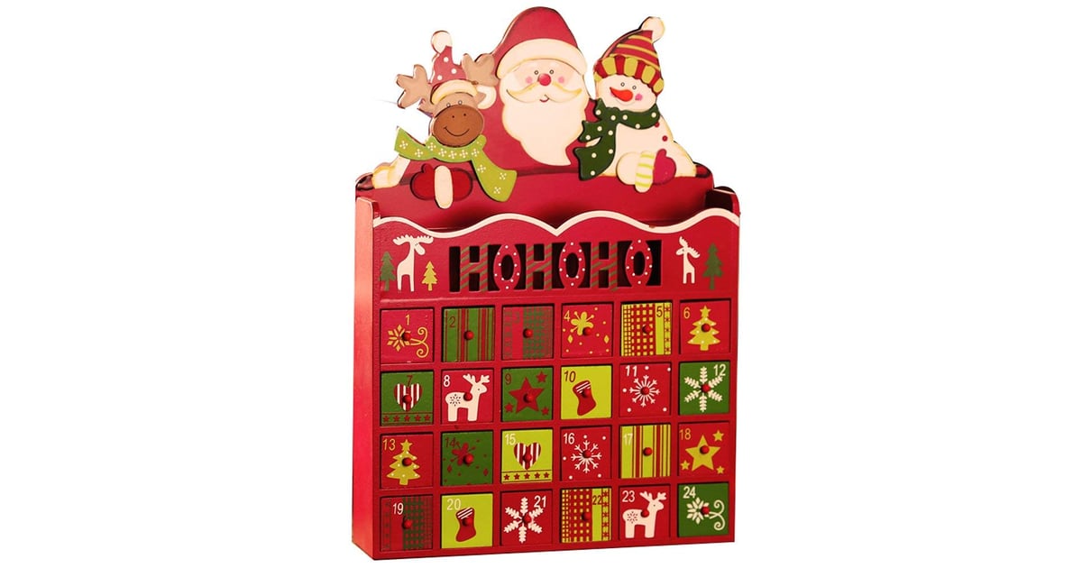 Wooden Christmas Advent Calendar With 24 Drawers 26 Advent