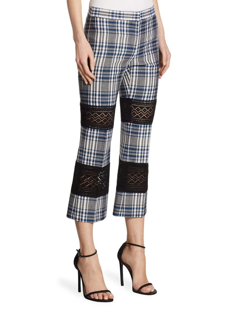 Gigi Hadid Wearing Plaid Pants | POPSUGAR Fashion
