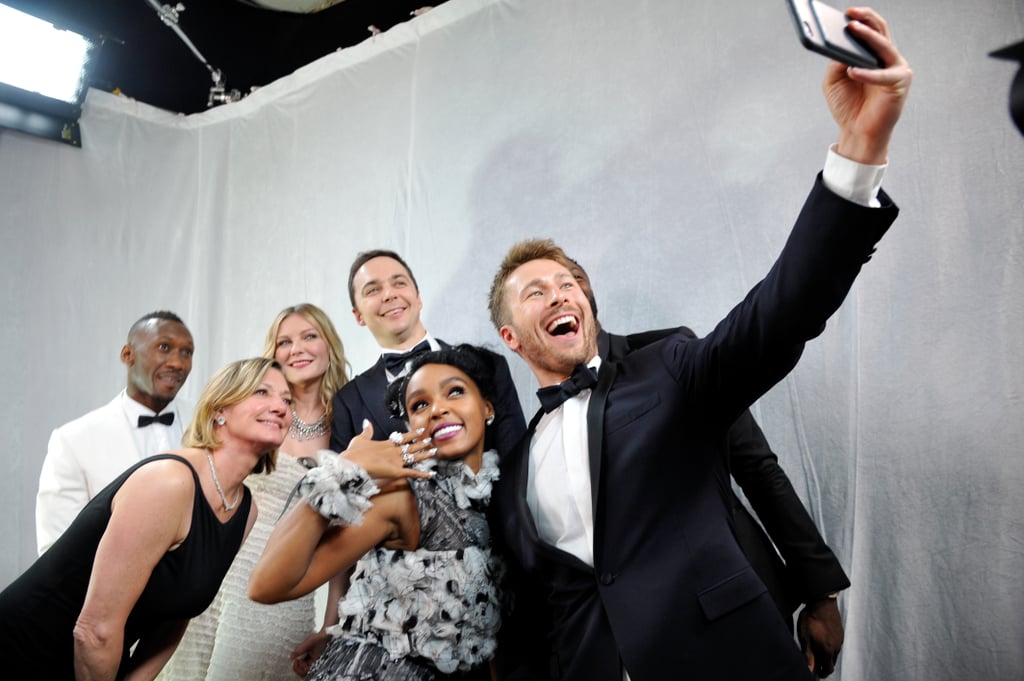Pictured: Kirsten Dunst, Jim Parsons, Janelle Monáe, Mahershala Ali, and Glen Powell
Pictured: Kirsten Dunst, Jim Parsons, Janelle Monáe, Mahershala Ali, and Glen Powell