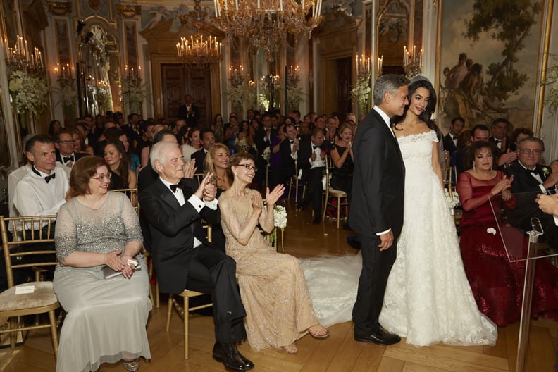 Amal Alamuddin and George Clooney at Their Wedding