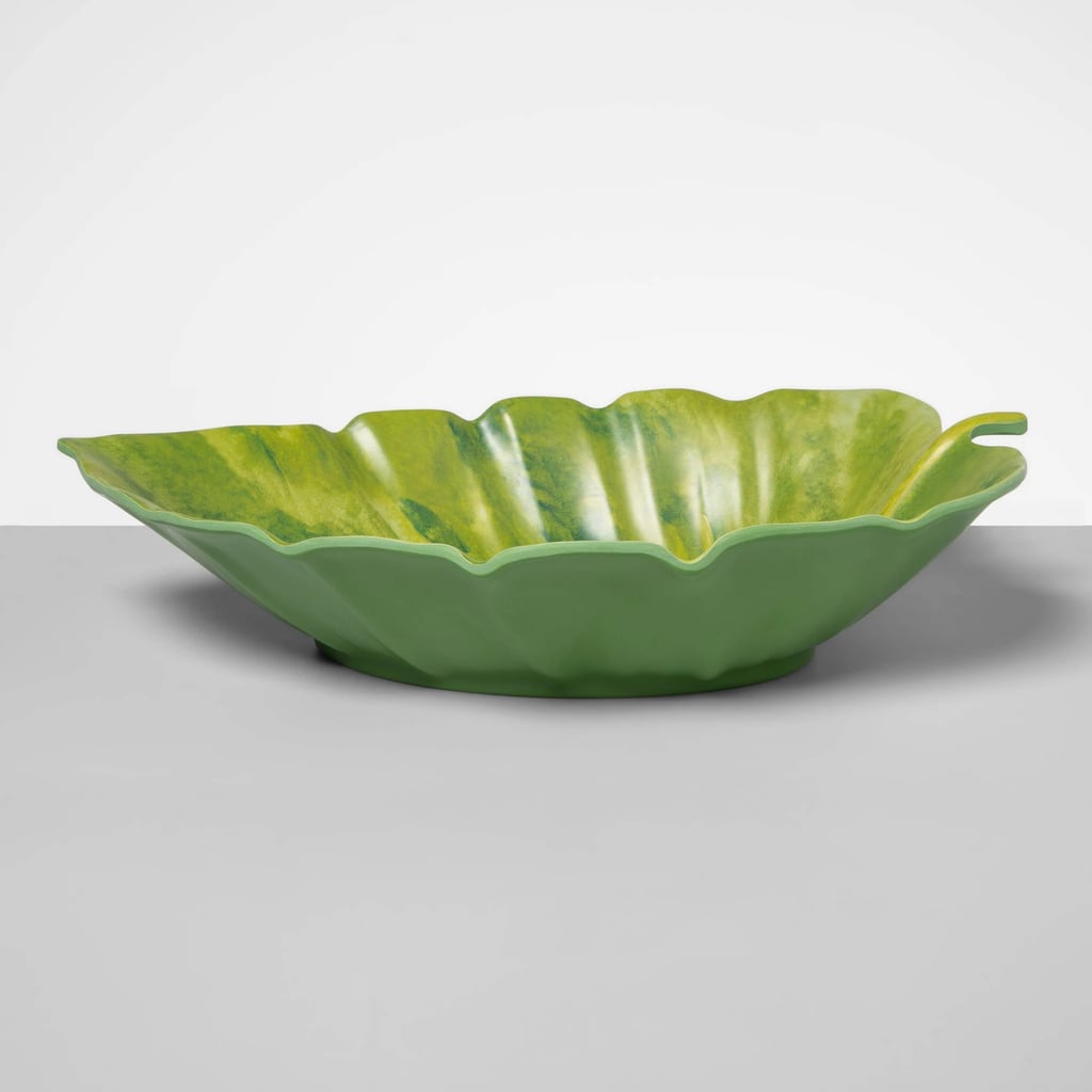 Opalhouse Melamine Leaf Serving Bowl