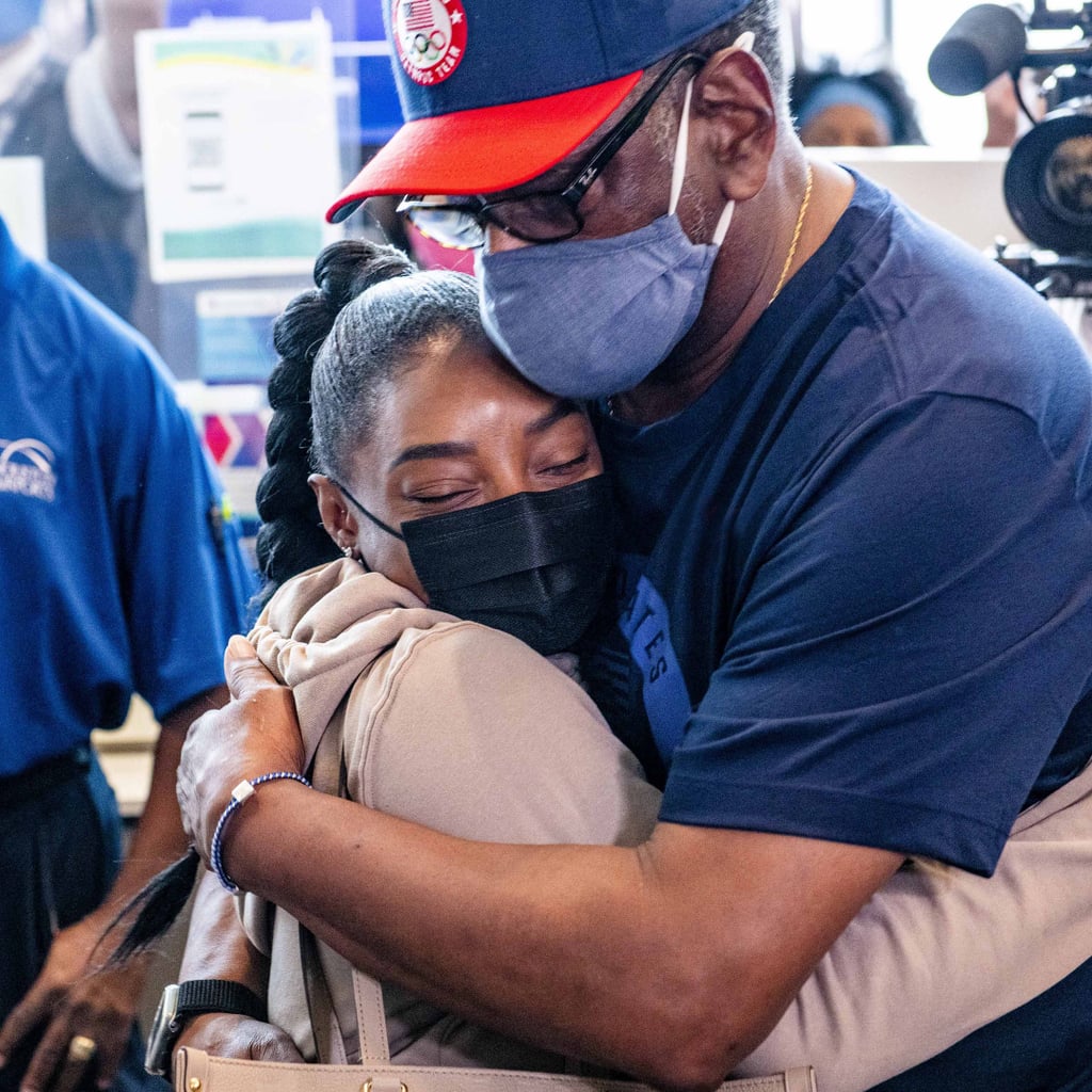 Simone Biles Reunites With Family After Tokyo Olympics