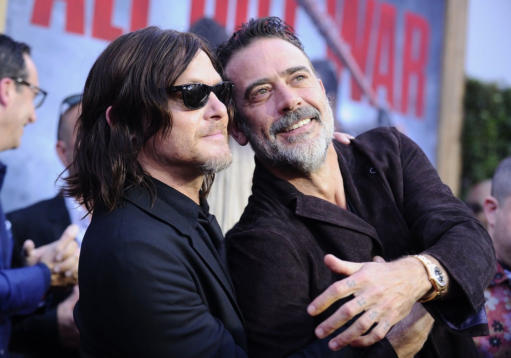 Jeffrey Dean Morgan and Norman Reedus on Red Carpet 2017