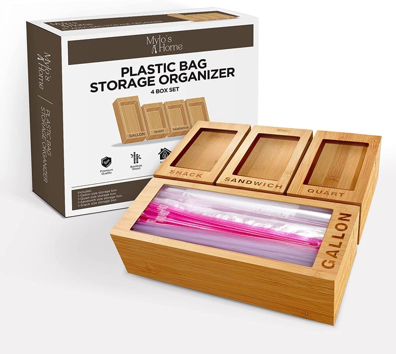 Plastic-Bag Organization: Mylo's Home Ziplock Bag Storage Organizers