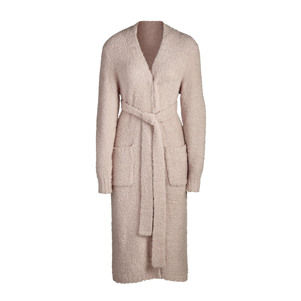 Kim Kardashian Skims Cozy Collection Knit Robe — Stone