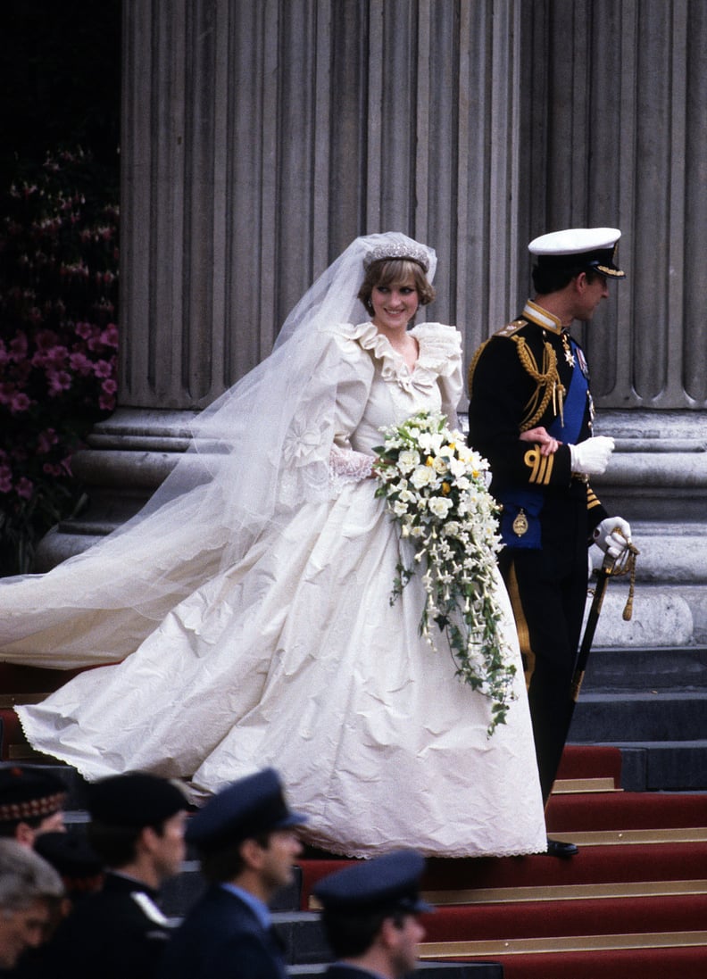 Princess Diana at Her Wedding in 1981