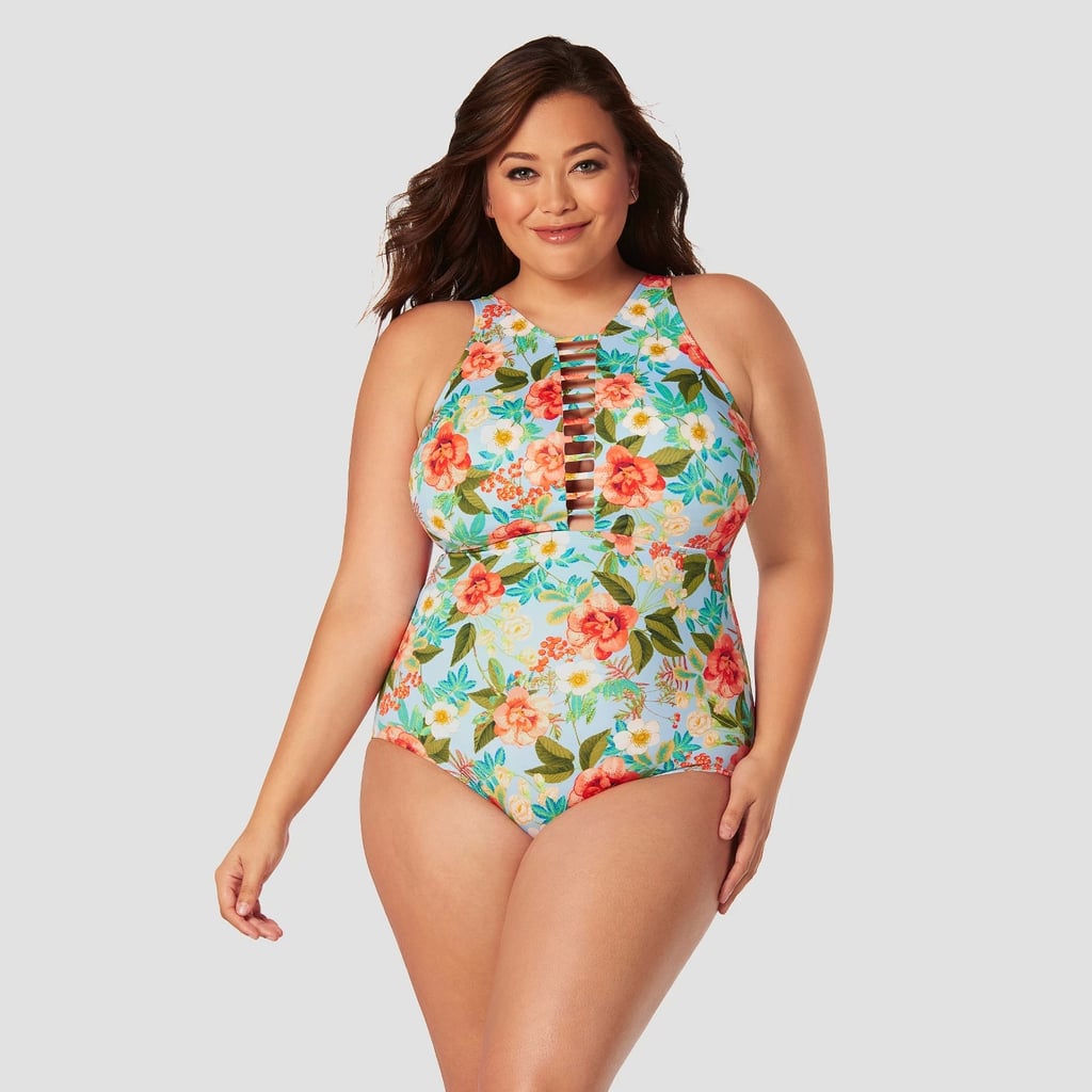 Slimming Control High Neck One-Piece Swimsuit