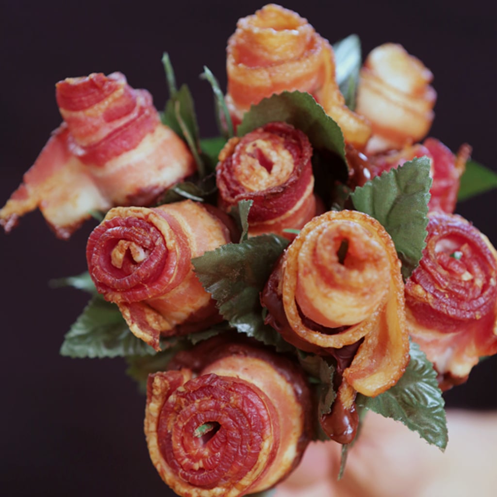 Chocolate Bacon Roses