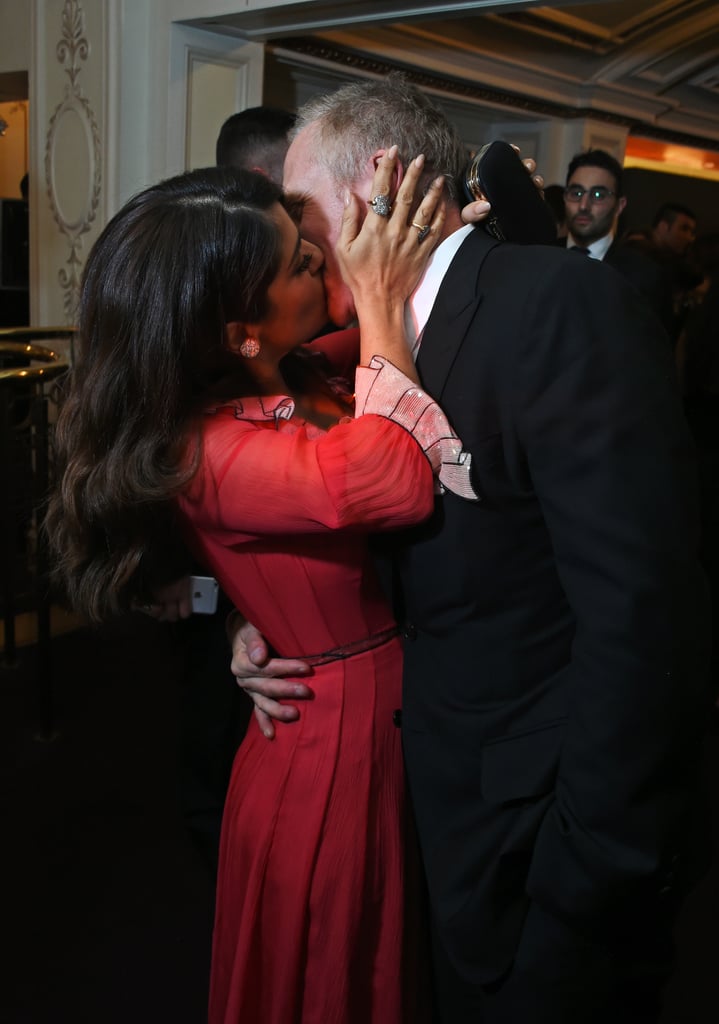 Salma Hayek and Her Husband PDA on the Red Carpet Nov. 2015
