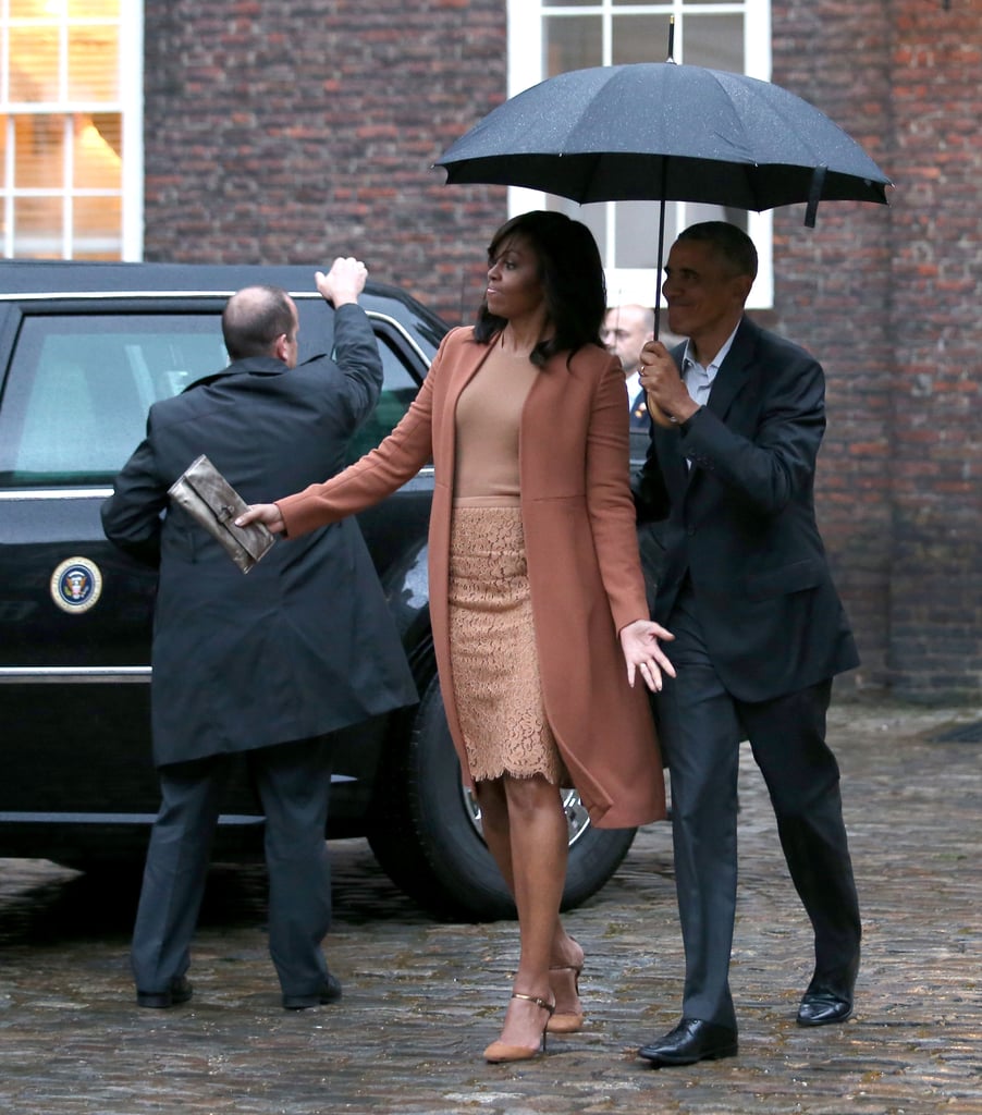 Michelle Obama and Kate Middleton at Kensington Palace