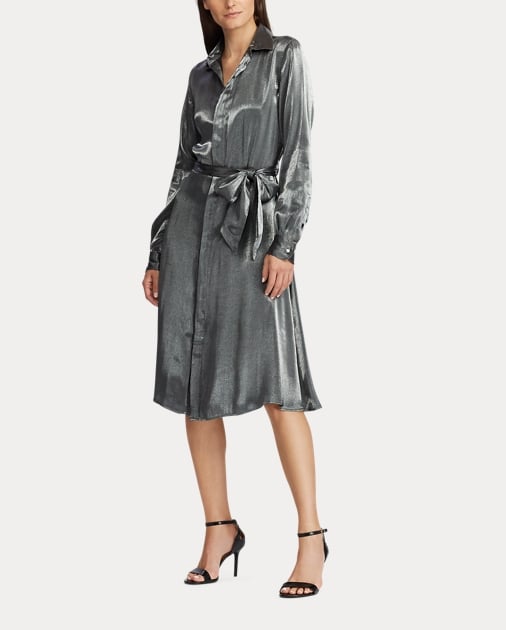 Ralph Lauren x Friends Satin Shirtdress